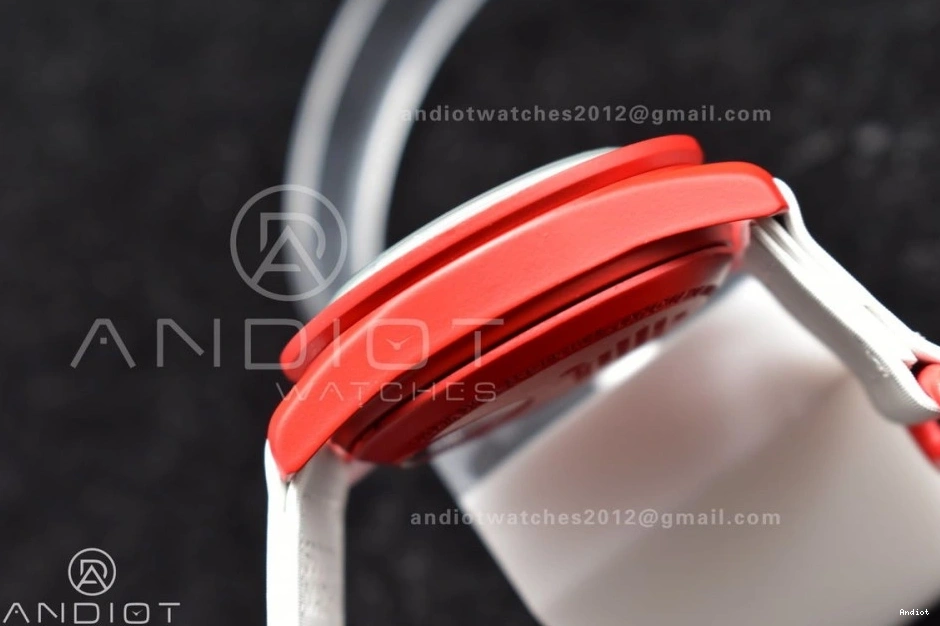 Quartz Strap x Swatch Moonwatch Mission Nylon Mars to Omega Bioceramic on 1229